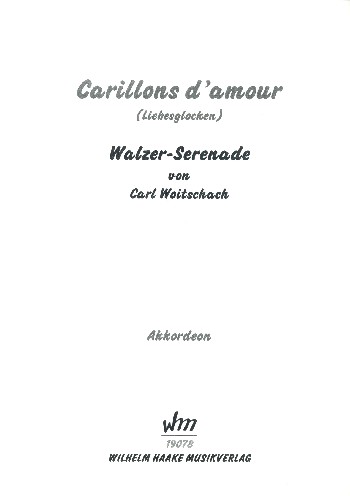 Carillons d'amour  für Akkordeon  