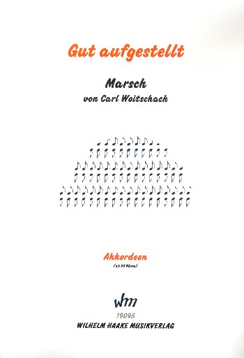 Gut aufgestellt  für Akkordeon  