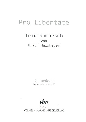 Pro libertate  für Akkordeon  