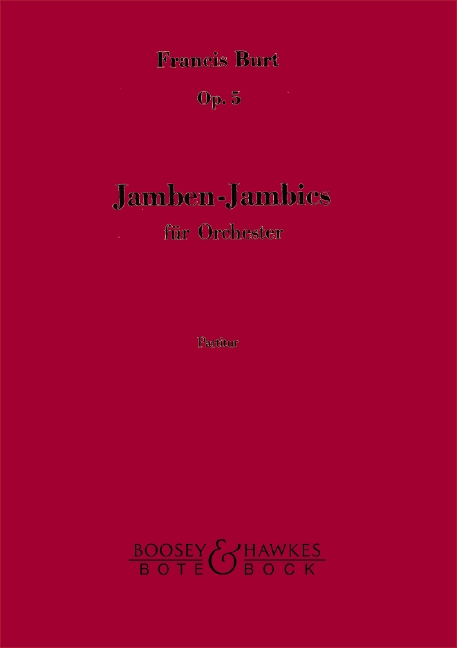 Jamben op. 5  Orchester  Studienpartitur