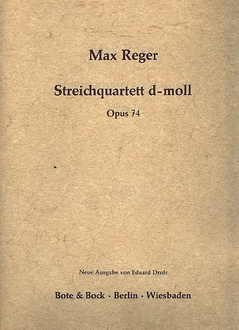 Streichquartett  d-Moll op. 74&nbsp;&nbsp;Stimmensatz&nbsp;&nbsp;