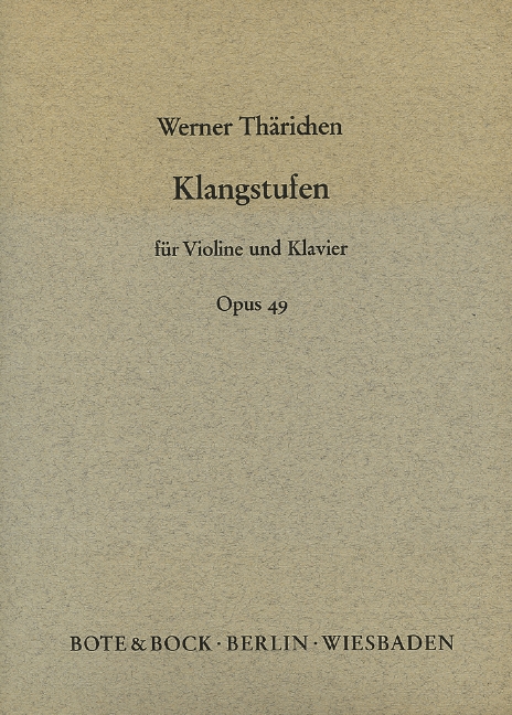 Klangstufen op. 49  Violine und Klavier  