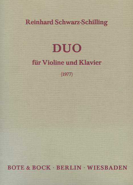 Duo  Violine und Klavier  