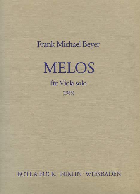 Melos 1und 2  für Viola solo  