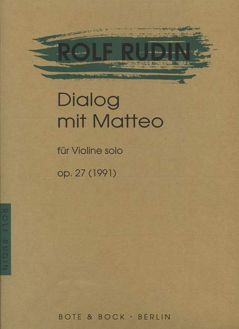 Dialog mit Matteo op. 27  Violine  