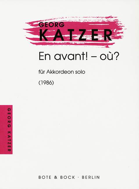 En Avant Où  für Akkordeon solo  