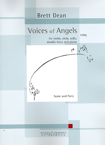 Voices of Angels  für Violine, Viola, Violoncello, Kontrabass und Klavier  Partitur und Stimmen