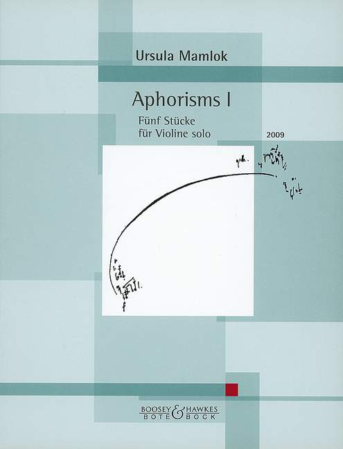 Aphorisms no.1  für Violine  