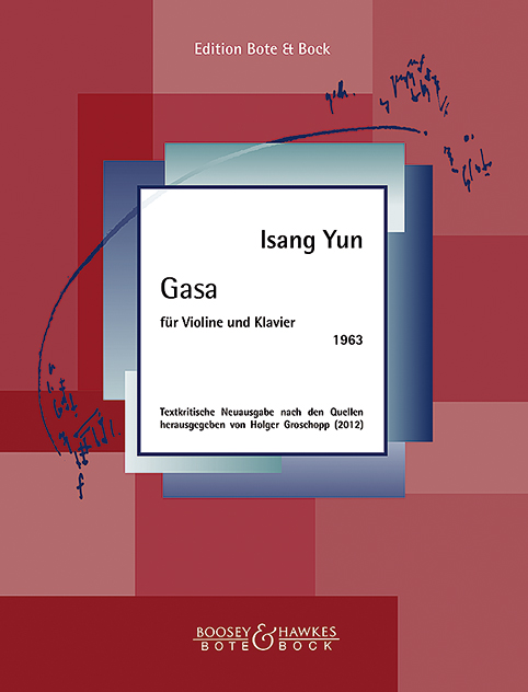 Gasa  für Violine und Klavier  Neuausgabe 2016