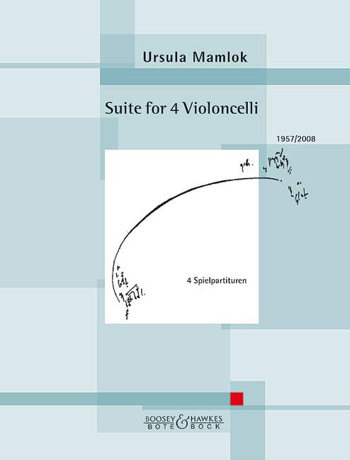 Mamlok, Ursula Suite für 4 Violoncelli&nbsp;&nbsp;4 Violoncelli&nbsp;&nbsp;Spielpartitur (4 Exemplare)