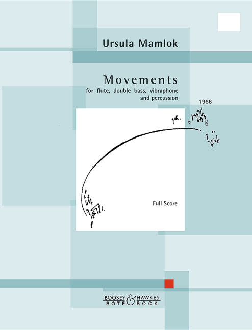 Movements  for flute, double bass, vibraphone and percussion  score and parts