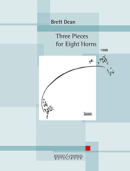 3 Pieces for Eight Horns (1998)  für 8 Hörner in F  Partitur