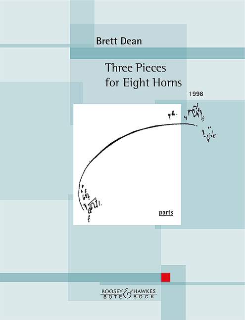 3 Pieces for Eight Horns (1998)  für 8 Hörner in F  parts