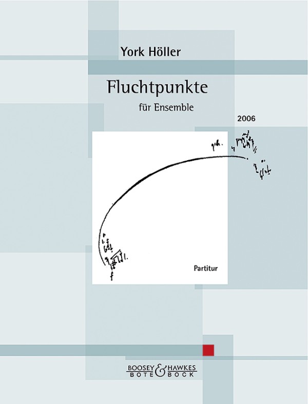 Fluchtpunkte  für Flöte, Englischhorn, Klarinette (Bassklar.), Klavier, Schlagzeug  Partitur