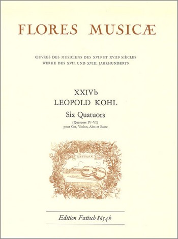 Leopold Kohl&nbsp;&nbsp;6 Quartette Vol 2&nbsp;&nbsp;Horn, Violinen und Violoncelli