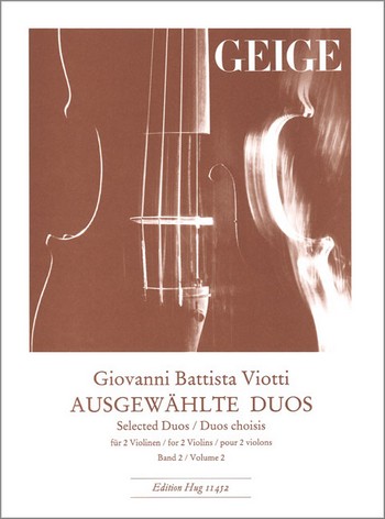 Ausgewählte Duos Band 2  für 2 Violinen  Stimmen