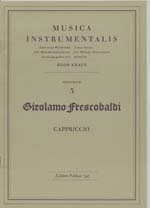 Girolamp Frescobaldi&nbsp;&nbsp;Capriccio&nbsp;&nbsp;Orchester Partitur