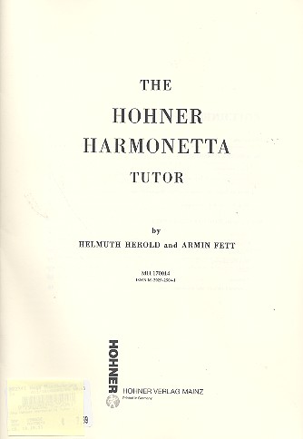 The Hohner Harmonetta Tutor (en)    