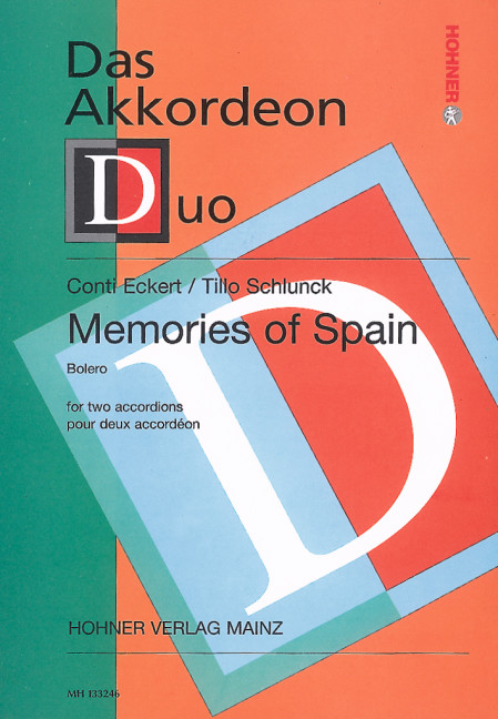 Memories of Spain  für 2 Akkordeons  Stimmen