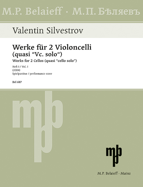Werke für 2 Violoncelli (quasi Violoncello solo) Band 1  für 2 Violoncelli  Spielpartitur