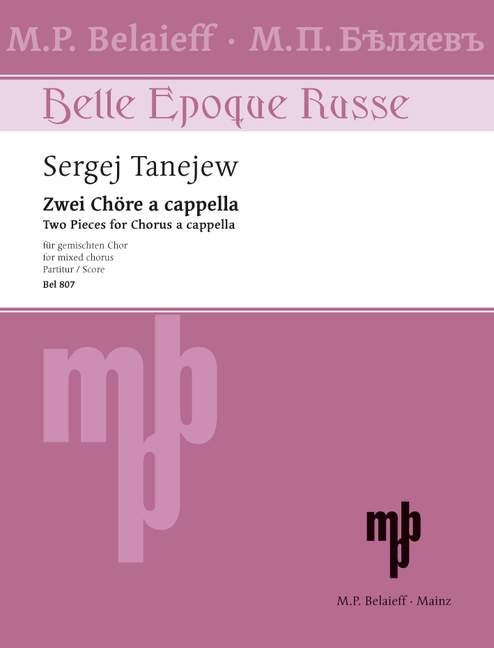 2 Chöre  für gem Chor a cappella  Partitur (kyr/dt)