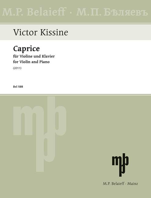 Caprice  für Violine und Klavier  