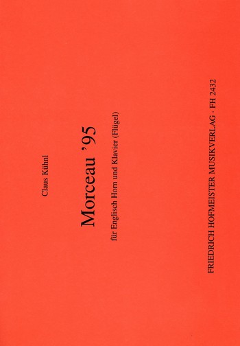 Morceau für Englischhorn und  Klavier  