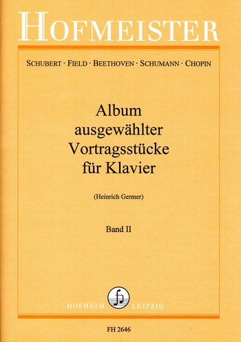 Album ausgewählter Vortragsstücke Band 2  für Klavier  