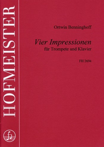 4 Impressionen für Trompete und  Klavier  