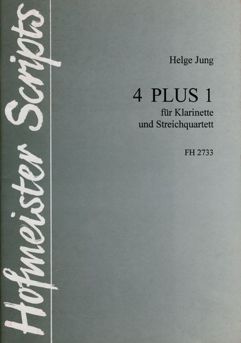 4 plus 1 für Klarinette und  Streichquartett  
