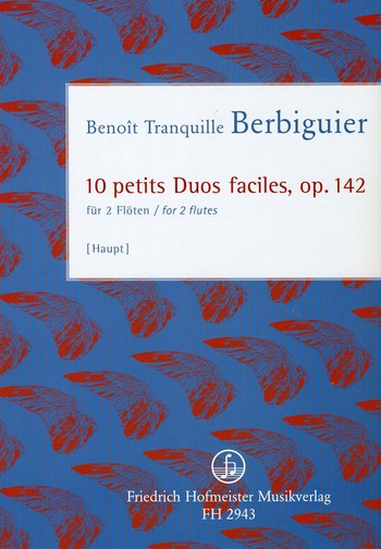10 petits duos faciles op.142  für 2 Flöten  2 Spielpartituren