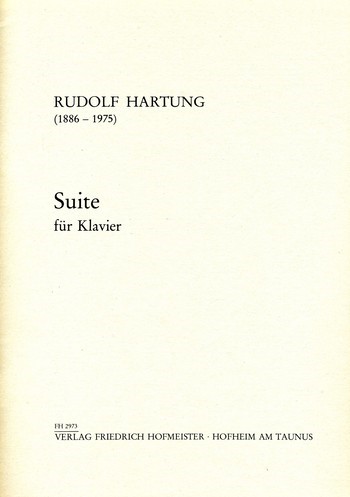 Suite  für Klavier  