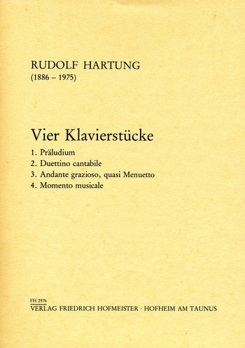 4 Klavierstücke    
