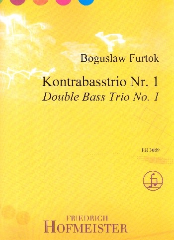 Trio Nr.1  für 3 Kontrabässe  Partitur und Stimmen