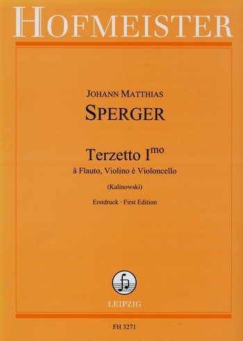 Terzett Nr.1 für Flöte, Violine  und Violoncello  Partitur und Stimmen