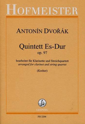 Quintett Es-Dur op.97 für Streichquintett&nbsp;&nbsp;für Klarinette und Streichquartett&nbsp;&nbsp;Partitur und Stimmen