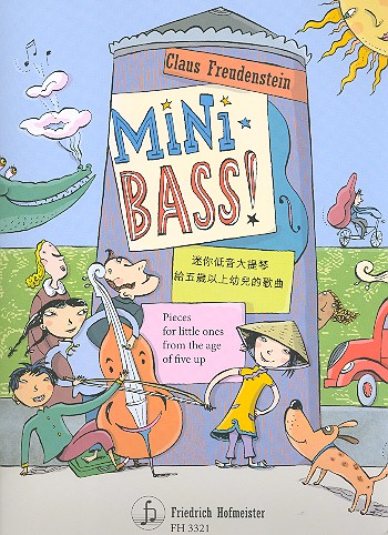 Mini Bass  for double bass (E-Bass) (with melody/voice and lyrics)  (chinese edition)
