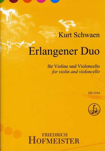 Erlangener Duo für Violine  und Violoncello  Partitur und Stimmen
