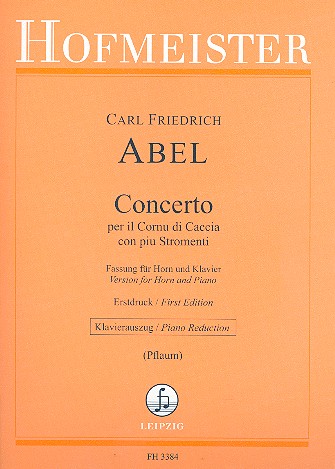 Concerto per il Cornu di Caccia con  piu Stromenti für Horn und Klavier  