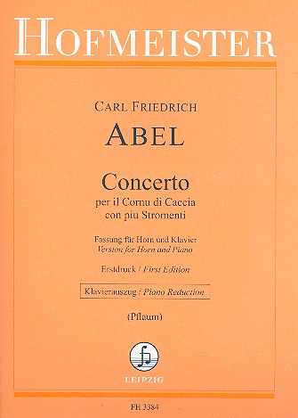 Concerto per il Cornu di Caccia con  piu Stromenti für Horn und Klavier  