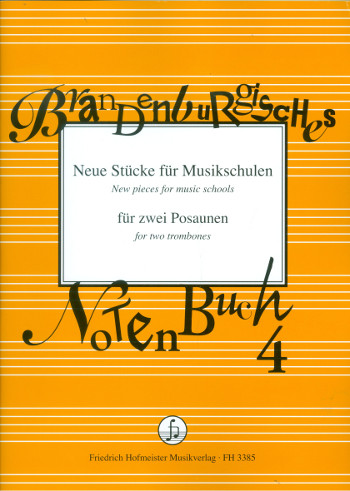 Brandenburgisches Notenbuch 4  für 2 Posaunen  Spielpartitur