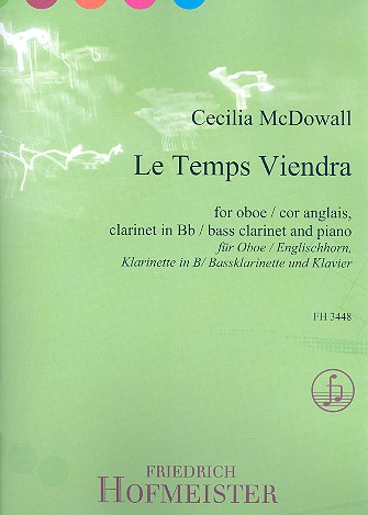 Le temps viendra für Oboe (Englischhorn),  Klarinette (Bassklarinette) und Klavier  Stimmen