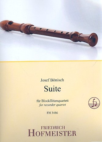 Suite für 4 Blockflöten (SATB)  Partitur und Stimmen  