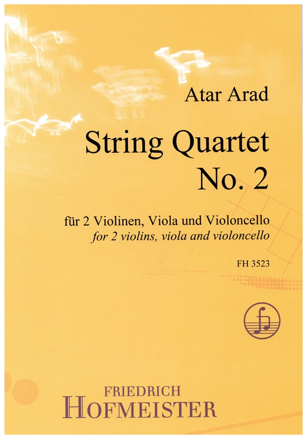 Strng Quartet no.2  für 2 Violinen, Viola und Violoncello  
