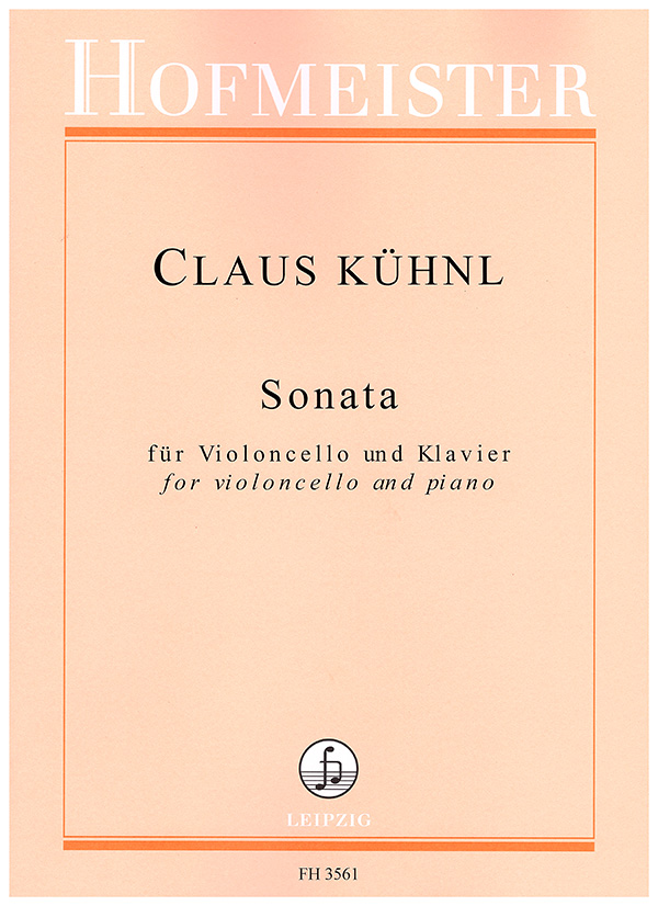 Kühnl, Claus, Sonata&nbsp;&nbsp;für Violoncello, Klavier&nbsp;&nbsp;