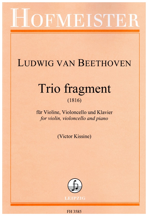Trio fragment&nbsp;&nbsp;für Violine, Violoncello und Klavier&nbsp;&nbsp;Stimmen