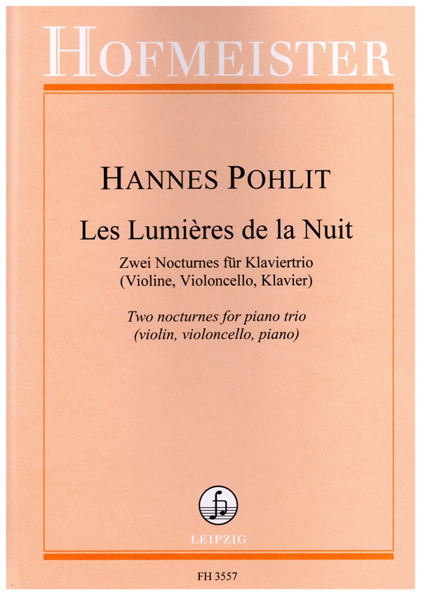 Les Lumières de la Nuit&nbsp;&nbsp;für Violine, Violoncello und Klavier&nbsp;&nbsp;Stimmen