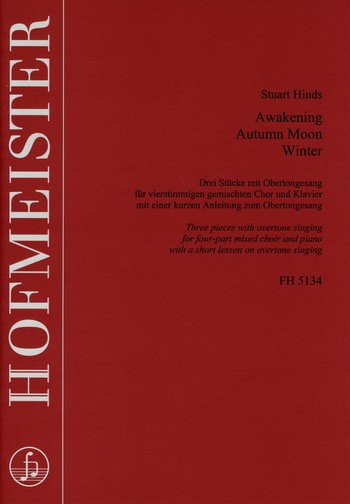 3 Stücke mit Obertongesang  für gem Chor und Klavier  Partitur
