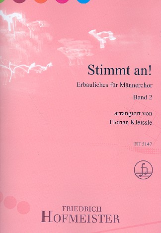 Stimmt an Band 2 für Männerchor a cappella&nbsp;&nbsp;Partitur&nbsp;&nbsp;