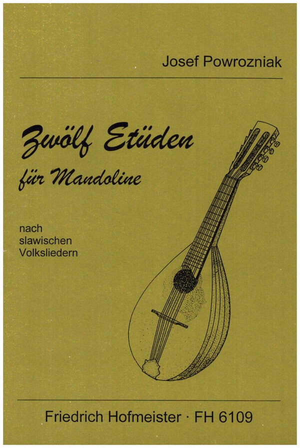 12 Etüden für Mandoline    